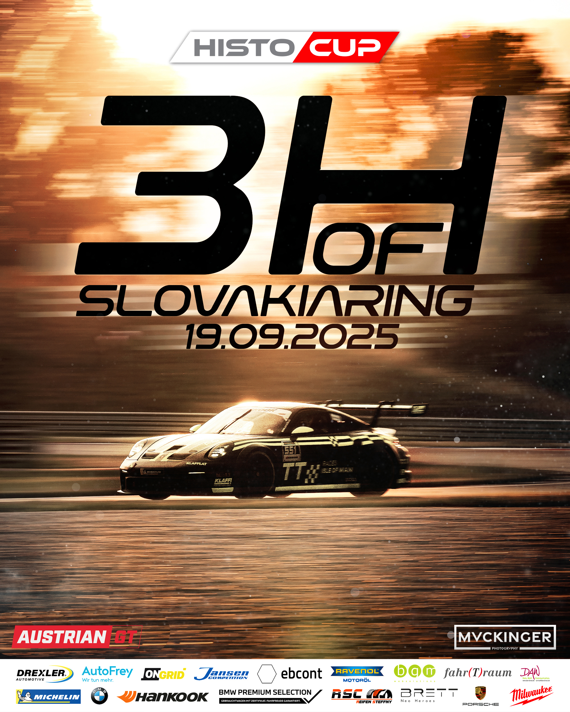 Vorschau: SLOVAKIARING 19.–21. September 2025 – Histo Cup & Austrian GT